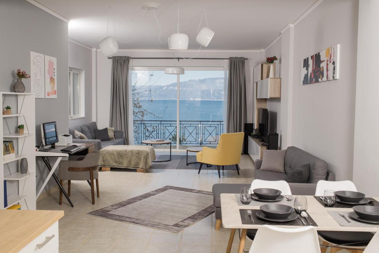 Nelion 01 - A Dream Apartment With Amazing View Aígion Luaran gambar